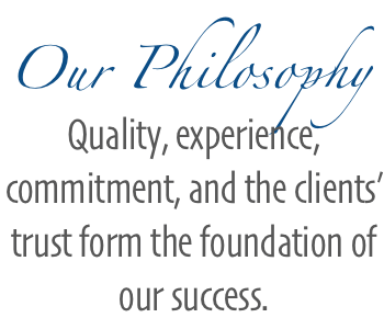 Our philosophy